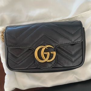 Gucci - GG Marmont matelassé leather mini bag / waist bag / crossover